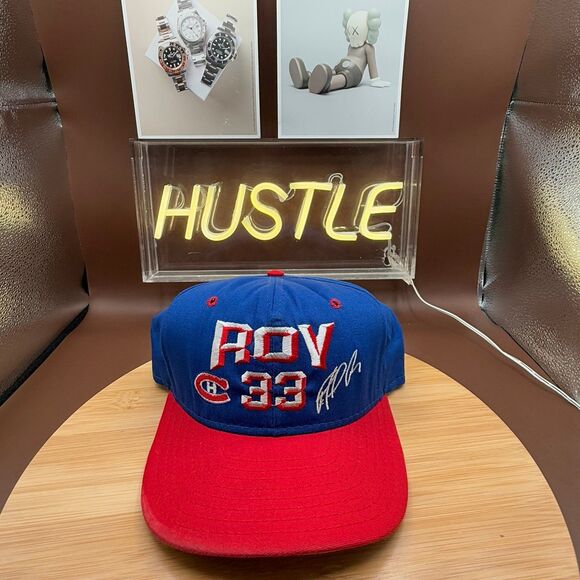 Vintage Rare Montreal Canadiens #33 Patrick Roy Snapback - Picture 1 of 8